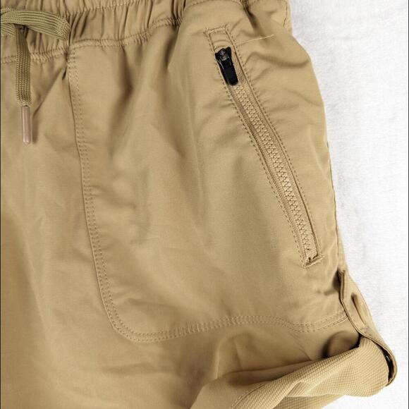 Ascend Roll Tab Shorts Medium Tan Clay Lightweight Pull On 6" Short Hiking - Picture 6 of 12